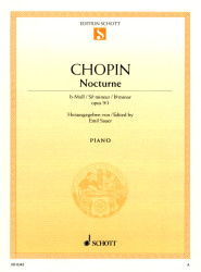 Frédéric Chopin: Nocturne in B-flat minor op. 9/1 (noty na klavír)