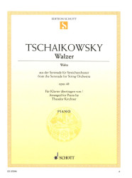 P.I. Čajkovskij: Waltz op. 48 (noty na klavír)