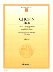 Frédéric Chopin: Revolutions-Etüde C minor op. 10/12 (noty na klavír)
