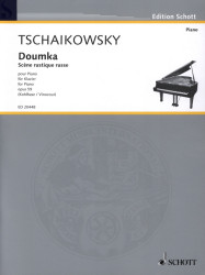 P.I. Čajkovskij: Dumka op. 59 (noty na klavír)
