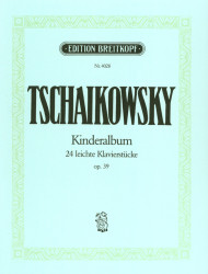 P.I. Čajkovskij: Album for Children op. 39 (noty na klavír)