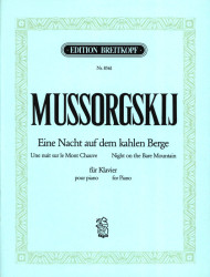 Modest Musorgskij: Night On The Bare Mountain (noty na klavír)