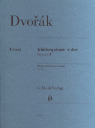Antonín Dvořák: Piano Quintet in A major op. 81 (noty pro smyčcový kvartet, klavír)