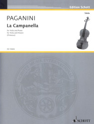 Niccolo Paganini: La Campanella op. 7 (noty na violu, klavír)