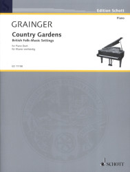 Percy Aldridge Grainger: Country Gardens - British Folk-Music Settings (noty na čtyřruční klavír)