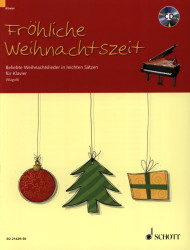 Frohliche Weihnachtszeit (noty na klavír)(+audio)