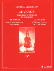Mathieu Crickboom: The Violin Vol. 4 (noty na housle)