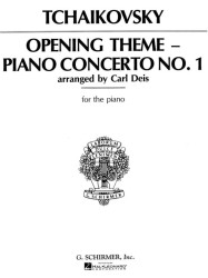 P.I. Čajkovskij: Opening Theme - Piano Concerto No.1 (noty na klavír)