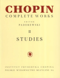Frédéric Chopin: Complete Works II: Studies (noty na klavír)