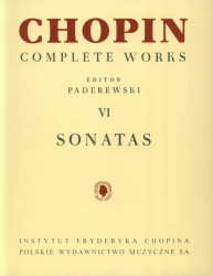 Frédéric Chopin: Complete Works VI: Sonatas (noty na klavír)