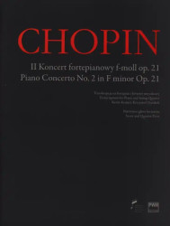 Frédéric Chopin: Piano Concerto No. 2 Op. 21 (noty pro klavír, smyčcový kvintet)