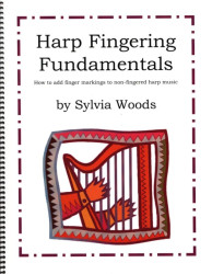 Sylvia Woods: Harp Fingering Fundamentals (noty na harfu)
