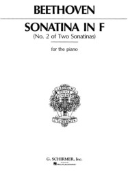 Beethoven: Sonatina No. 2 in F (noty na klavír)