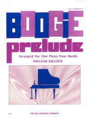 William Gillock: Boogie Prelude (noty na čtyřruční klavír)