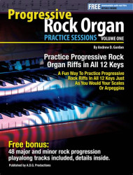 Progressive Rock Organ Practice Session Volume 1 - In All 12 Keys (noty na varhany)(+audio)