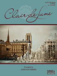 Claude Debussy: Clair De Lune (noty na příčnou flétnu, housle, klavír)