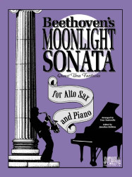 Beethoven's Moonlight Sonata (noty na altsaxofon, klavír)