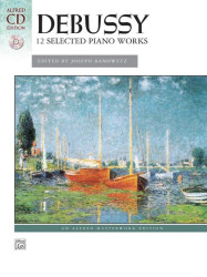 Claude Debussy: 12 Selected Piano Works (noty na klavír)(+audio)
