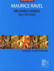 Maurice Ravel: Selected Songs - High Voice (noty na zpěv, klavír)