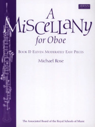 A Miscellany for Oboe, Book II (noty na hoboj, klavír)