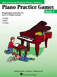 Hal Leonard Student Piano Library: Piano Practice Games Book 4 (noty na klavír)