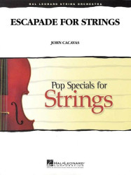 John Cacavas: Escapade for Strings (noty pro smyčcový orchestr, party, partitura)