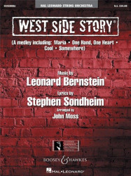 Leonard Bernstein: West Side Story (noty pro smyčcový orchestr, party, partitura)