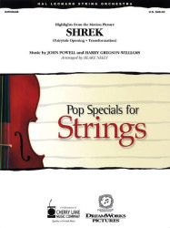Music from Shrek (noty pro smyčcový orchestr, party, partitura)
