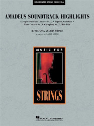 Amadeus Soundtrack Highlights (noty pro smyčcový orchestr, party, partitura)