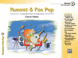Carol Matz: Famous & Fun Pop 1 (noty na klavír)
