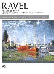 Maurice Ravel: Ma Mére l'Oye (noty na čtyřruční klavír)