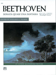 Ludwig van Beethoven: Moonlight Sonata Op.27 No.2 (noty na klavír)