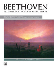 Ludwig van Beethoven: 13 Of His Most Popular Pieces (noty na klavír)