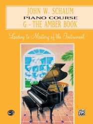 John W. Schaum Piano Course, G: The Amber Book (noty na klavír)