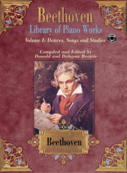 Ludwig van Beethoven: Library of Piano Works Vol. 1 (noty na klavír)(+audio)