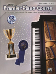 Alfred's Premier Piano Course: Performance Book 6 (noty na klavír)(+audio)