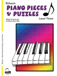 Schaum Piano Pieces & Puzzles - Level 2 (noty na klavír)