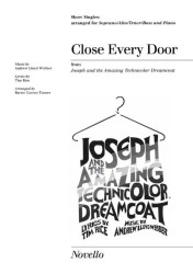 Andrew Lloyd Webber: Close Every Door - SATB (noty na sborový zpěv, klavír)