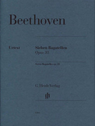 Ludwig van Beethoven: Seven Bagatelles op. 33 (noty na klavír)