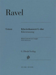 Maurice Ravel: Piano Concerto in G major (noty na čtyřruční klavír)