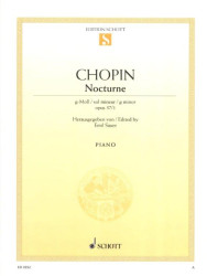 Frédéric Chopin: Nocturne G -Minor Opus 37/1 (noty na klavír)