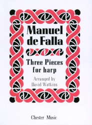 Manuel de Falla: Three Pieces For Harp (noty na harfu)