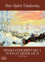 P.I. Čajkovskij: Piano Concerto No. 1 In B-Flat Minor, Op. 23 (noty, partitura)