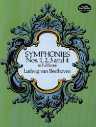 Ludwig van Beethoven: Symphonies Nos. 1, 2, 3 And 4 (noty, partitura)
