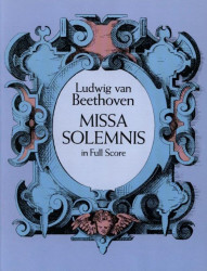 Ludwig van Beethoven: Missa Solemnis (noty, partitura)