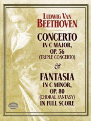 Ludwig van Beethoven: Concerto in C Major, Op. 56 / Fantasia in C Minor, Op. 80 (noty, partitura)
