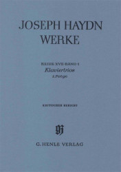 Joseph Haydn: Piano Trios - 1st Volume (noty, partitura)