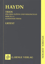 Joseph Haydn: Trios Hob. IV:1-4 - London Trios (noty, partitura)