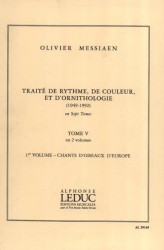 Olivier Messiaen: Traité de Rythme, de Couleur et d'Ornithologie 5/1 (hudební nauka)
