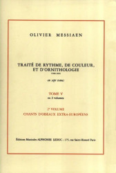 Olivier Messiaen: Traité de Rythme, de Couleur et d'Ornithologie 5/2 (hudební nauka)